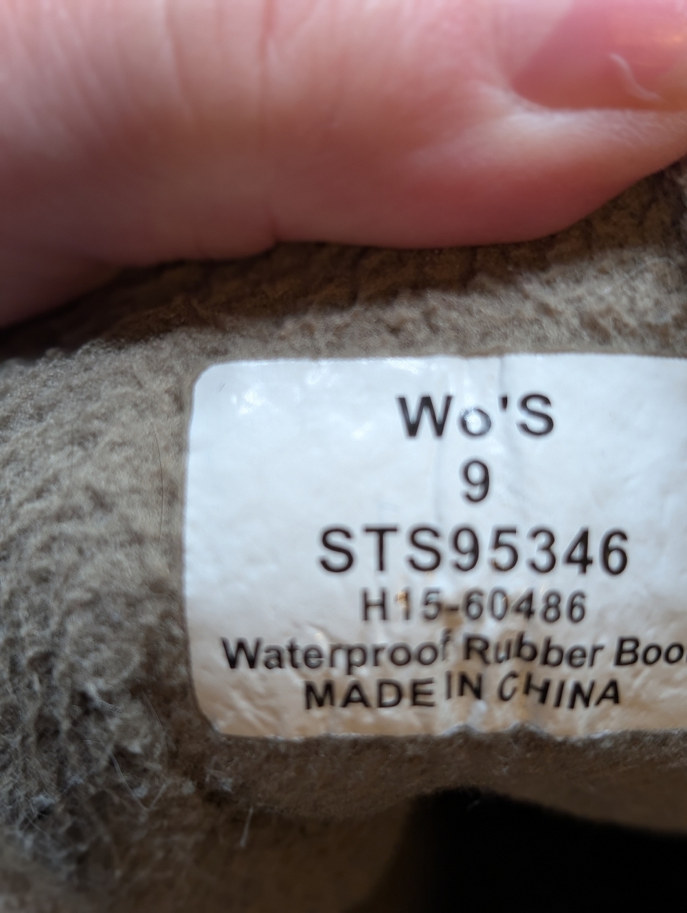 Sperry Women’s Size 9 Duck Boots Waterproof Fleece Lined Lace Up Rain Snow Boots - Picture 10 of 11